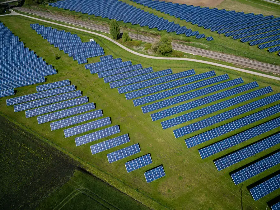 Solarfeld zur Projektentwicklung